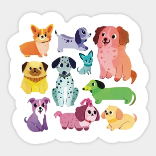 Perritos Sticker